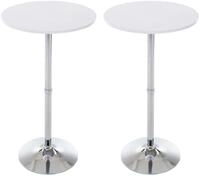 CLP Bartisch Stehtische Rund (Set, 2er), Durchmesser: &Oslash; 60 cm