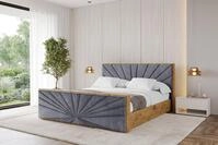 ALTDECOR Polsterbett ENZO6-Z (Polsterbett mit Bettkasten und Lattenrost,...