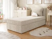 MIRJAN24 Boxspringbett Posi (mit Bettkasten, Gepolstert Kopfteil), 205x92x91 cm