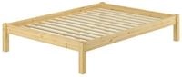 ERST-HOLZ Massivholzbett Schlichtes Doppelbett ohne Kopfteil Futonstil Rahmen...