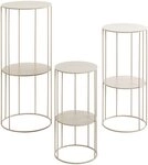 HAKU Blumentisch 3er Set Blumens&auml;ulen (Set, 3-St., 3er Set), auch f&uuml;r den