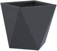 vidaXL Blumentopf Pflanzk&uuml;bel Anthrazit 30 x 30 x 30 cm Stahl (1 St)