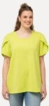 Ulla Popken T-Shirt T-Shirt cold dyed A-Linie Rundhals Halbarm