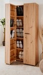 Furn.Design Schuhschrank Logu (Schrank in Artisan Eiche, ausklappbar, 74 x 182...
