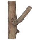 vidaXL Kleiderb&uuml;gel Haken Braun 4 x 4 x 14 cm Massives upgecyceltes Holz,...