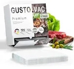 GustoVac Vakuumierbeutel doppelt gepr&auml;gte Struktur 100 St., Fleisch Fisch Wurst