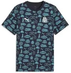PUMA T-Shirt Olympique de Marseille FtblCulture T-Shirt mit Allover-Print