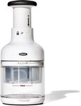 OXO Good Grips Zerkleinerer 950011, Gem&uuml;sehacker mit Auffangschale