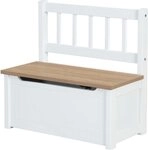 roba&reg; Truhenbank Woody, natur & wei&szlig;, aufklappbar