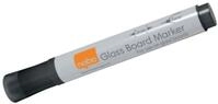 NOBO Whiteboard Marker Glastafel Marker Rundspitze VE=4 St&uuml;ck schwarz