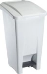 CEP Papierkorb Treteimer Kunststoff 60L wei&szlig;