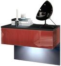 Vladon Nachttisch Sleep (Nachttischschrank, mit Schublade zur Wandmontage),...