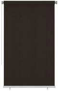 Rollo Au&szlig;enrollo 140x230 cm Braun HDPE, vidaXL