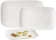 Ritzenhoff & Breker Servierplatte Arena Servierplatten-Set 3er Set, Porzellan,