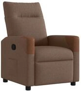 vidaXL Sessel Relaxsessel Braun Stoff (1-St)
