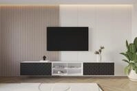 ALTDECOR Lowboard VIRA (3 St., TV-Schrank, TV M&ouml;bel, TV Cabinet, Fernsehtisch