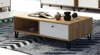 trendteam Couchtisch Couchtisch Touch, Wohnzimmertisch, Artisan Eiche / wei&szlig;