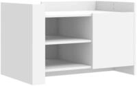 vidaXL Couchtisch Couchtisch Wei&szlig; 80x50x50 cm Holzwerkstoff (1-St)