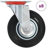 vidaXL Schwerlastrolle 8 Stk. Lenkrollen 125 mm, (8-St)