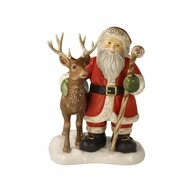 Goebel Dekofigur Santa und der K&ouml;nig des Waldes