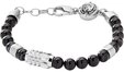 Diesel Armband Schmuck Edelstahl Armschmuck Beadarmband, mit Achat