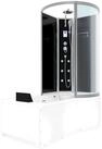 AcquaVapore Grossraumdusche Whirlpool Wanne Duschkabine sw K50-L31-WP-ALL 170x,