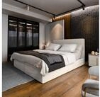 Masseno Boxbett ASTOR 140x200 cm mit Bonell Matratze und Topper, Doppelbett,