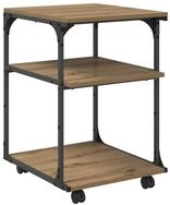vidaXL Druckertisch Druckerst&auml;nder Artisan-Eiche 43 x 48 x 64 cm Holzwerkstoff
