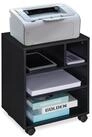 relaxdays Rollcontainer Schwarzer Rollcontainer