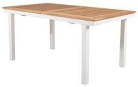 Venture Home Gartentisch Panama Esstisch inkl. Zusatzplatte 160, 240 cm wei