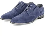 bugatti Bugatti 311960111400-4100 Herren Rauleder blue Schn&uuml;rschuh blau 40 EU