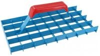Triuso Maurerkelle Gitter - Rabott ungezahnt 270 x 130 mm Maschenweite: 32 x 32...