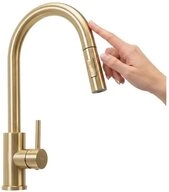 wohnwerk.idee K&uuml;chenarmatur Sp&uuml;ltischarmatur ausziehbar mit Touch-Funktion
