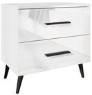 Lookway Nachttisch AURA mit Schubladen, Breite: 55 cm