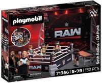 Playmobil&reg; WWE RAW Ring Collectors Set (71956), WWE Konstruktions-Spielset,...