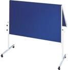 Soennecken Standtafel Moderationswand 4869 klappbar Filz blau inkl. Rollen