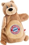 Nici Schmusetuch FC BAYERN M&Uuml;NCHEN, Handpuppe Berni 2in1 26x25 cm, mit dem