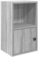vidaXL B&uuml;cherregal B&uuml;cherregal Grau Sonoma 31x24x52 cm Holzwerkstoff, 1-tlg.
