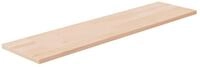vidaXL Regal Regalboden 80x20x1,5 cm Unbehandeltes Massivholz Eiche, 1-tlg.