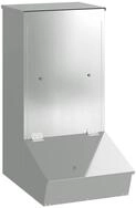 vidaXL Futterspender Schweinfutterspender Silber 55 x 38 x 76 cm Verzinkter...