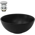 LuxeBath Waschbecken Aufsatzwaschbecken aus Keramik Waschtisch f&uuml;r Badezimmer...
