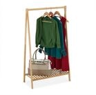 relaxdays Kleiderstange Kleiderst&auml;nder Bambus 67 cm
