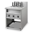 vertes Spaghettitopf Gastro Nudelkocher mit Stand Pastakocher aus Edelstahl, 3x...