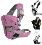 Moni Babytrage Babytrage Carry go 2 in 1, Bauch- und H&uuml;fttrage von 3 Monaten...