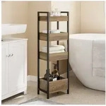 SoBuy Badregal FRG226, Badezimmerregal schmal, Duschregal Toilettenregal