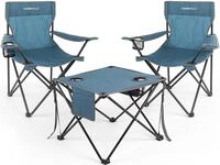 HOMECALL Campingstuhl Campingtisch mit St&uuml;hlen Klappstuhl Camping Faltstuhl