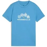 PUMA T-Shirt Olympique de Marseille FtblCulture T-Shirt Jugendliche blau 176 EU