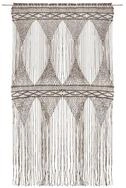 vidaXL Vorhang, Makramee Vorhang Taupe 140x240 cm Baumwolle