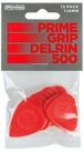 Dunlop Plektrum, 450P1.14 Delrin 500 Prime Grip Picks 1,14 mm - Plektren Set