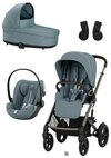 Cybex Kombi-Kinderwagen Talos S LUX Travel System - Essential S, inkl. Babywanne,